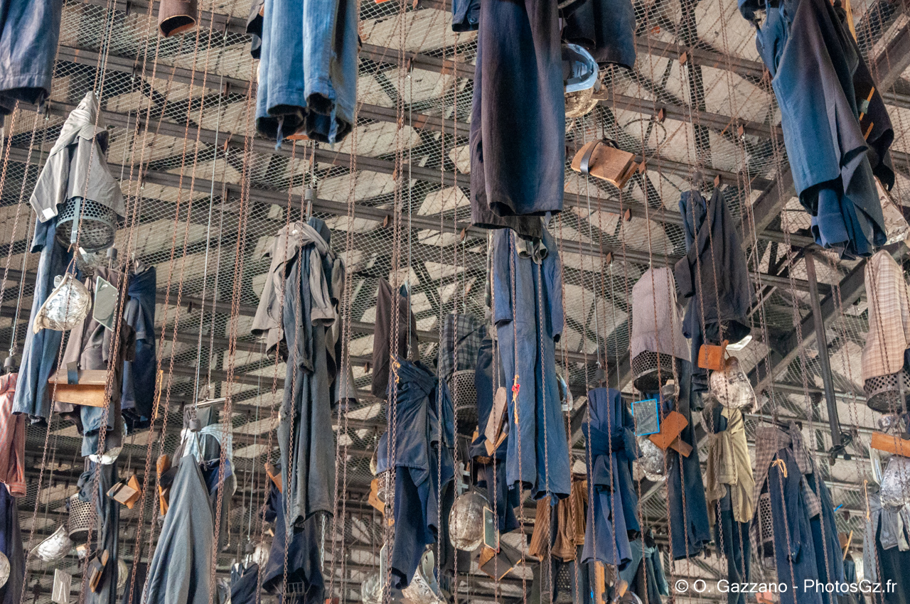 Salle des pendus, Mine Couriot, Saint-Etienne